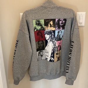 Taylor Swift The Eras Tour 2023 Official Concert Merch Quarter Zip